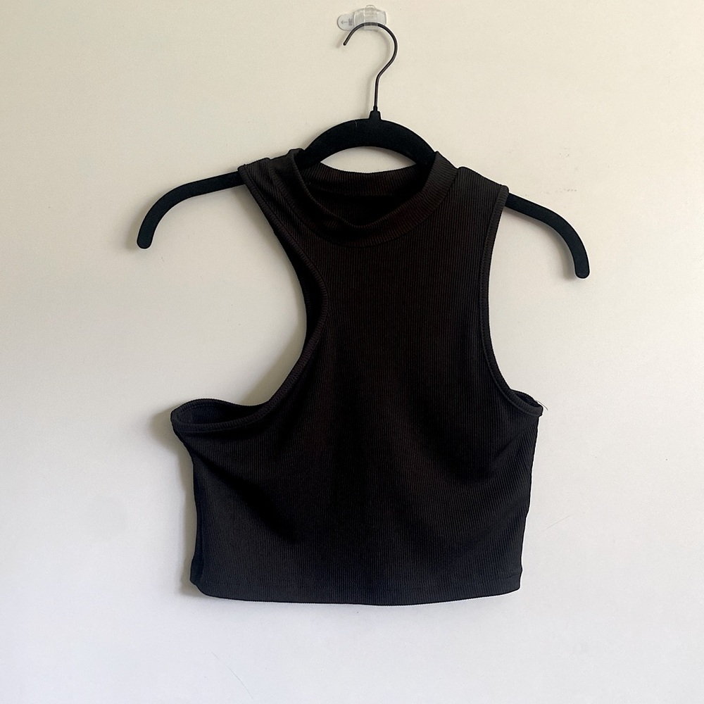 Black tank top
